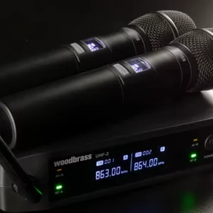 Double micro sans fil Woodbrass UHF