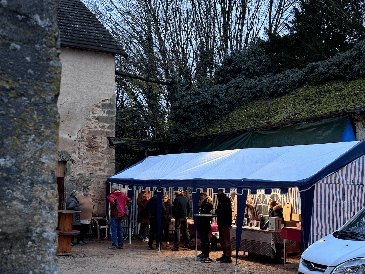Barnum 12×5 m – Bleu et Blanc