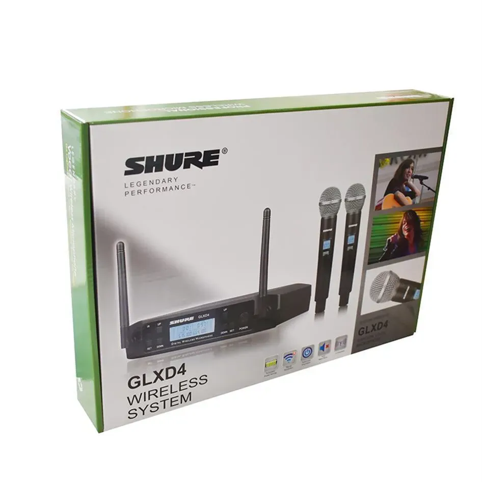 Double micro sans fil Shure GLX-D 2,4 GHz